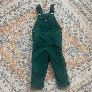 OshKosh Boy Corduroy Lined Overalls Size 3T